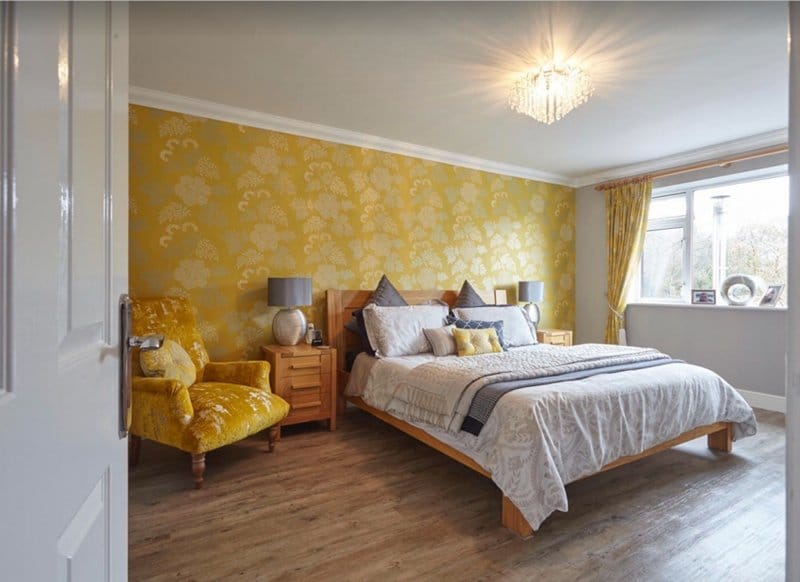 organised & styled master bedroom